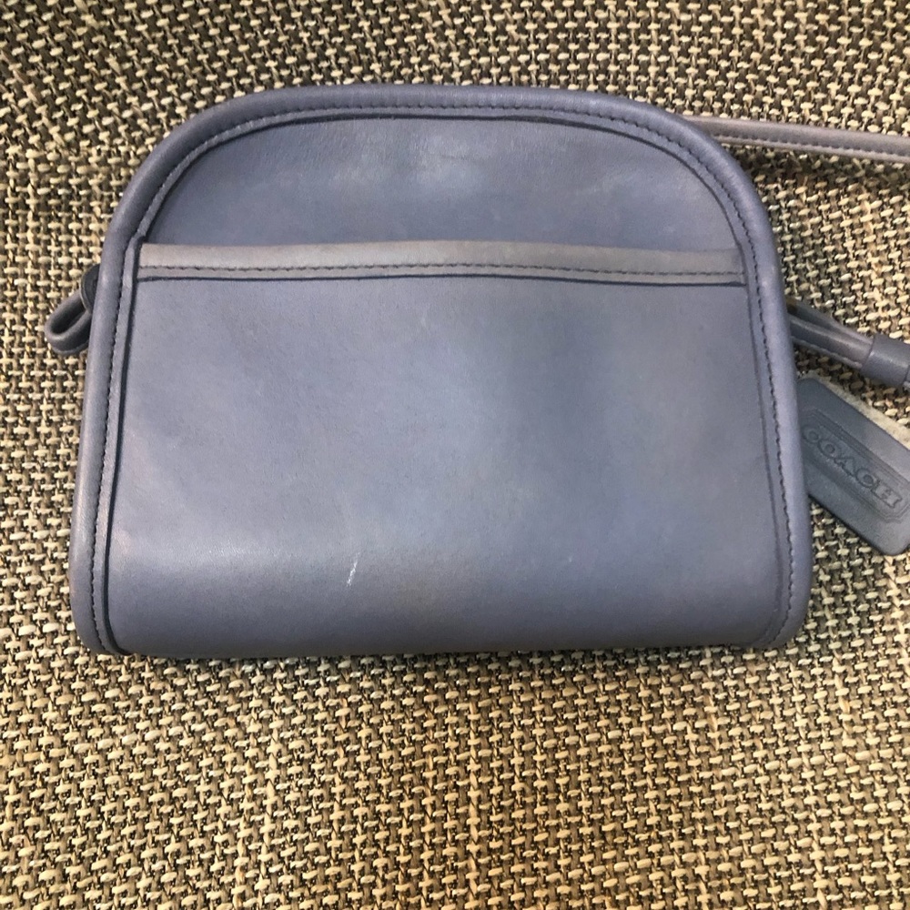 Authentic Vintage Lilac Coach Abbie Zip 9017 Small Crossbody Bag